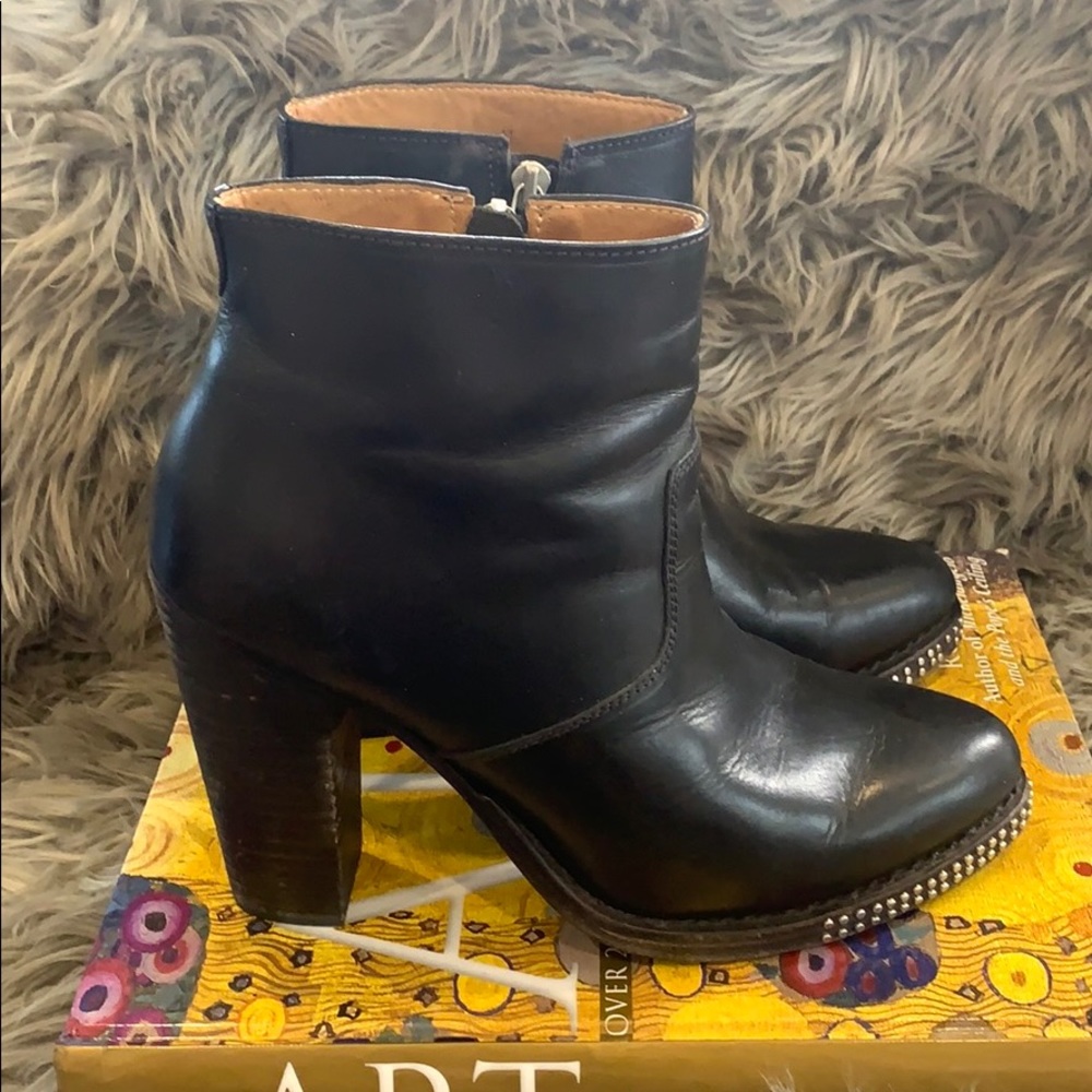 The Office of Angela Scott Heel Booties Size 41